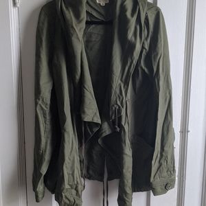 LA Hearts Army Green Utility Jacket
